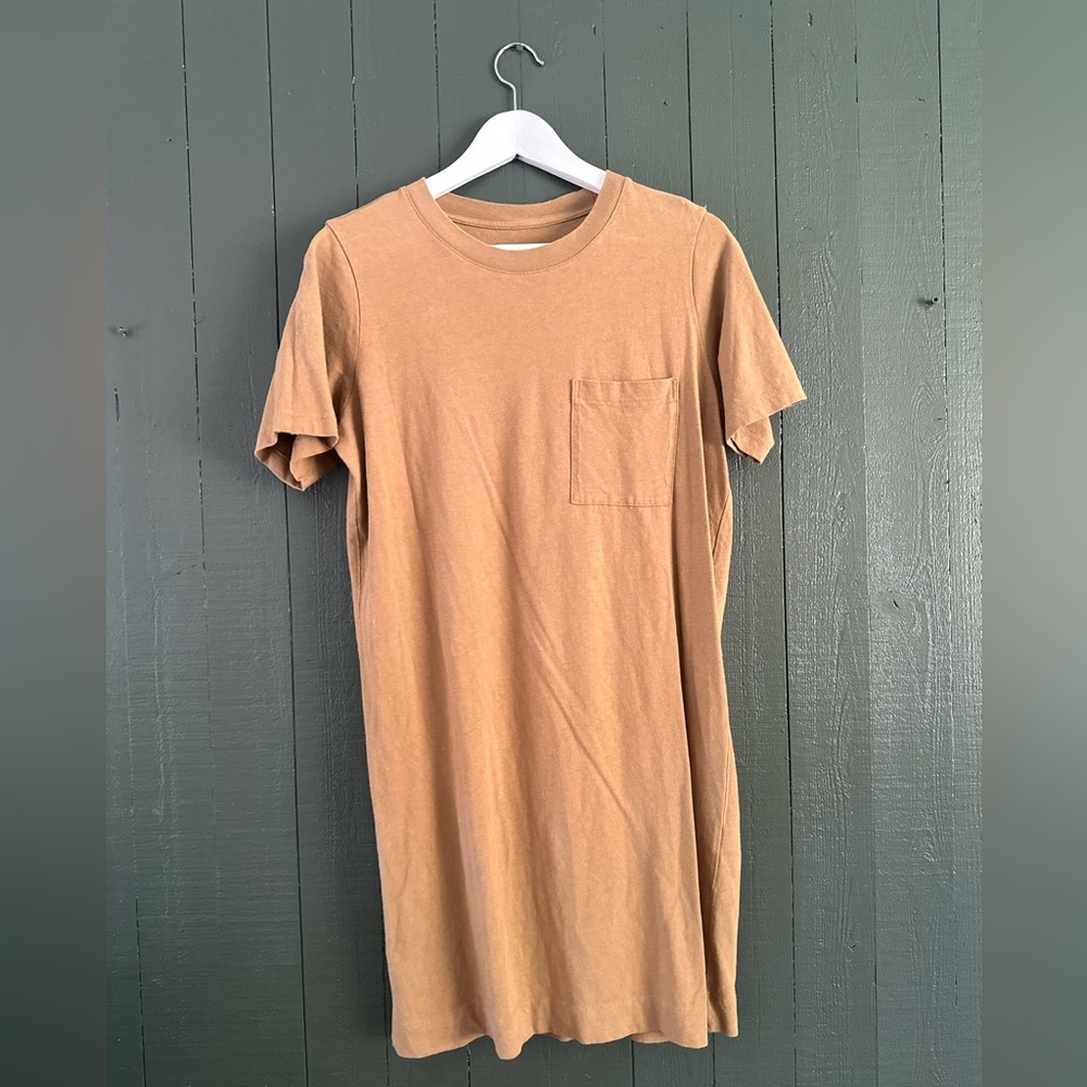 Everlane Brown T-Shirt Dress